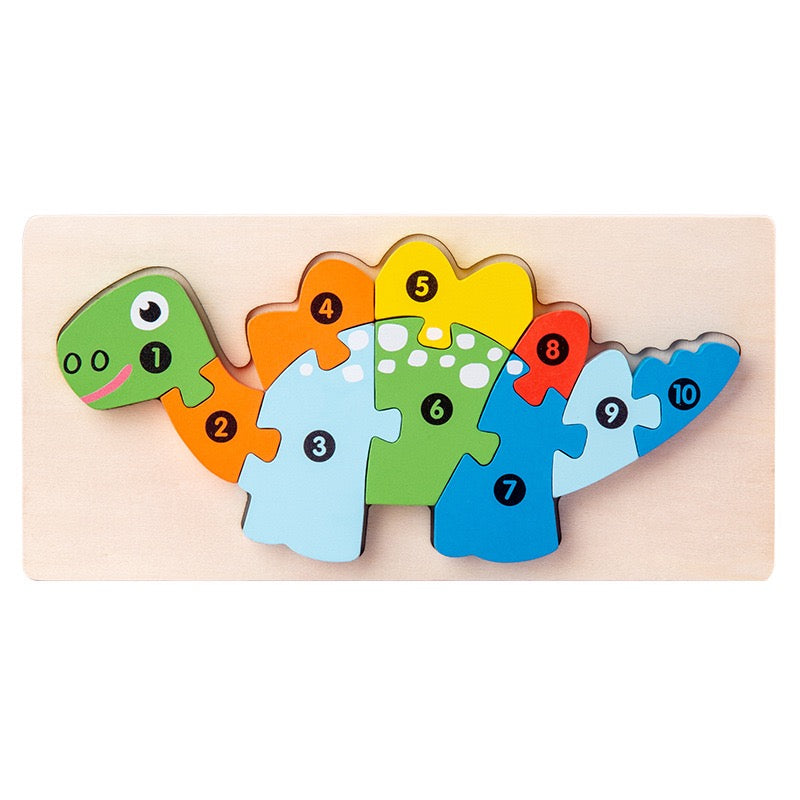 Personalized Wooden Toddler Puzzle β Custom Name or Message Educational Toy