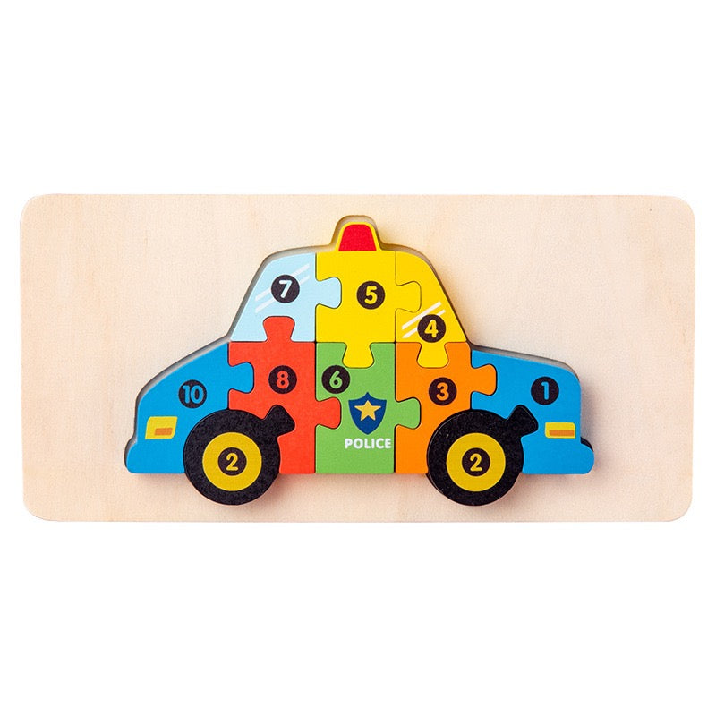 Personalized Wooden Toddler Puzzle β Custom Name or Message Educational Toy