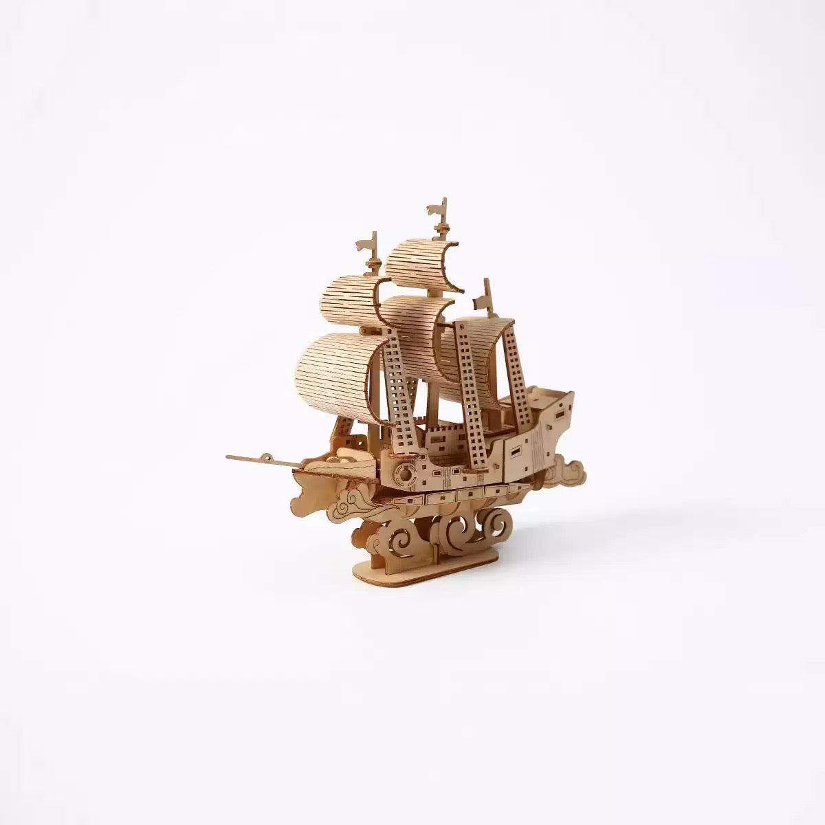 DIY 3D Wooden Puzzle Ship – Vintage Sailing Boat Model Kit